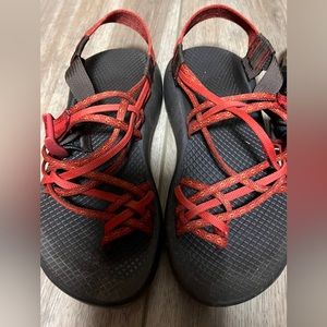 Orange size 7 Chacos